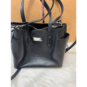 Authentic Aquatalia Leather Tote Black Medium